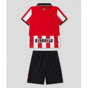 Athletic Bilbao Hjemmebanetrøje Børn 2025-26 Kortærmet (+ Korte bukser)